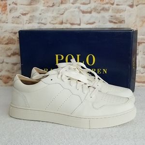 New Polo Ralph Lauren Jetson Leather Sneakers